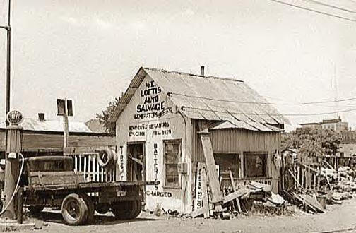 Auto Salvage, Muskogee, Okla., 1939